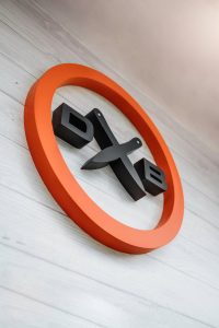 Объёмные несветовые буквы для кафе